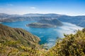 Cuicocha crater lake, Reserve Cotacachi-Cayapas, Ecuador Royalty Free Stock Photo