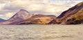 Cuillin mountain range seen from the boat - Isle of Skye Royalty Free Stock Photo