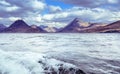 Cuillin mountain range seen from the boat - Isle of Skye Royalty Free Stock Photo