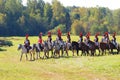 Cuirassiers. Royalty Free Stock Photo