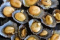 Cuisine of the Azores. Shellfish Lapas, Lipets are popular as snacks in the Azores. Royalty Free Stock Photo