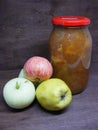 Cuisine of Belarus: jam of apple