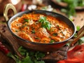 cuisine shot of Butter Chicken (Murgh Makhani)