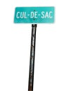 Cul-de-sac sign Royalty Free Stock Photo