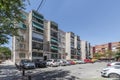 Facade of an urban residential house Royalty Free Stock Photo