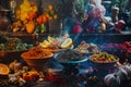 Culinary Delights Collage, AI generated