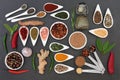 Culinary Herbs and Spices Royalty Free Stock Photo