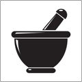 Culinary mortar symbol