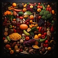 Culinary Tapestry - A Vibrant and Intricate Masterpiece of Food and Beverages