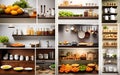 Culinary World Unveiled: Singular Kitchen Showcasing Diverse International Styles Royalty Free Stock Photo