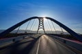 Cullera bridge over Xuquer Jucar river of Valencia Royalty Free Stock Photo