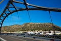 Cullera bridge over Xuquer Jucar river of Valencia