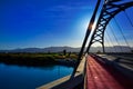 Cullera bridge over Xuquer Jucar river of Valencia