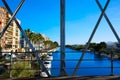 Cullera bridge over Xuquer Jucar river of Valencia