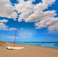 Cullera Dosel beach Mediterranean valencia Royalty Free Stock Photo