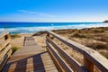 Cullera Dosel beach Mediterranean valencia Royalty Free Stock Photo