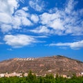 Cullera village mountain in Valencia in Mediterranean Spain