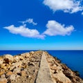 Cullera Xuquer river mouth Jucar in Valencia Royalty Free Stock Photo