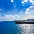 Cullera Xuquer river mouth Jucar in Valencia Royalty Free Stock Photo