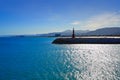 Cullera Xuquer river mouth Jucar in Valencia Royalty Free Stock Photo