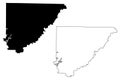Cullman County, Alabama Counties in Alabama, United States of America,USA, U.S., US map vector illustration, scribble sketch Royalty Free Stock Photo