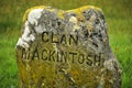 Culloden battle field memorial monument Royalty Free Stock Photo