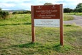 Culloden Battlefield Entrance Sign