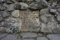 Culloden monument inscription