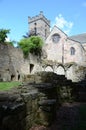 Culross Abbey Ruins and Church Royalty Free Stock Photo