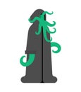 Cult Cthulhu follower. Monk octopus with tentacles and in cassock