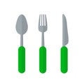 Cultery concept represented by fork icon. isolated and flat illustration