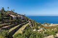 Cultivated terraces in Banyalbufar Royalty Free Stock Photo