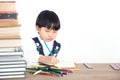 Cultivation of Chinese Children in class Royalty Free Stock Photo