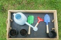 Cultivation tools with flower pot for gardening at home