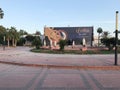 The Cultural Center of Ataturka multi-purpose conference center, located in Antalya. City landscape