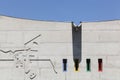 Cultural center building designed by architect Le Corbusier located in Firminy, France Royalty Free Stock Photo