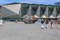 Cultural Centre, Kulturvaerftet, modern building on the promenade, Helsingor, Denmark Royalty Free Stock Photo