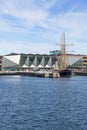 Cultural Centre, Kulturvaerftet, modern building on the promenade, Helsingor, Denmark Royalty Free Stock Photo