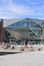 Cultural Centre, Kulturvaerftet, modern building on the promenade, Helsingor, Denmark Royalty Free Stock Photo