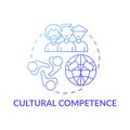 Cultural competence concept icon Royalty Free Stock Photo