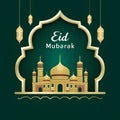 Cultural Eid Mubarak Intricate design captures essence of festive tradition