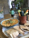 Cultural and healthy gastronomy. Humus Plate