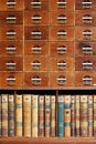 Cultural Heritage - Vintage Library Royalty Free Stock Photo