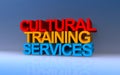 cultural training services on blue