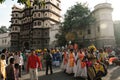 Cultural Tribal Dancers Procession at Rajbada Indore