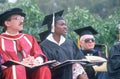 Culturally diverse faculty in formal robes Royalty Free Stock Photo