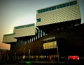 Culture house at dusk in Amersfoort, the Netherlands