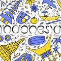 Culture of Indonesia design concept in the form of heart with te