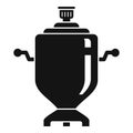 Culture samovar icon, simple style