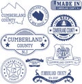 Cumberland county, NJ, generic stamps and signs